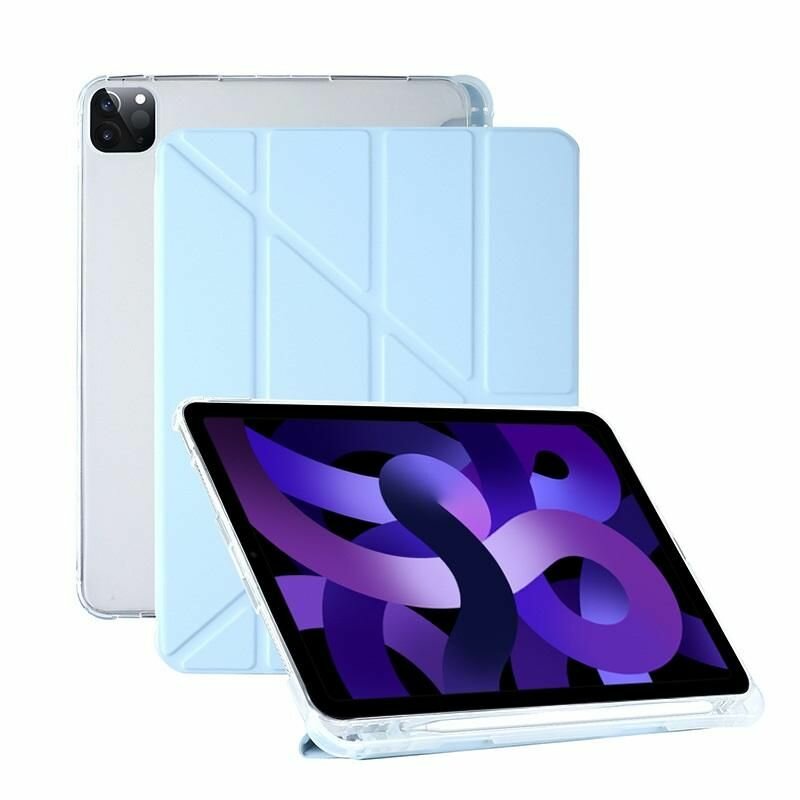 Чехол для iPad Mini 4 / iPad Mini 5 Y-Cложение ModMac Clear Case Light Blue
