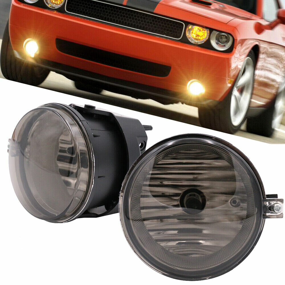 Прозрачные/дымчатые противотуманные фары, бамперы для Dodge Challenger, зарядное устройство Nitro Avenger Caliber, Clear, 4805857AA — фото 1