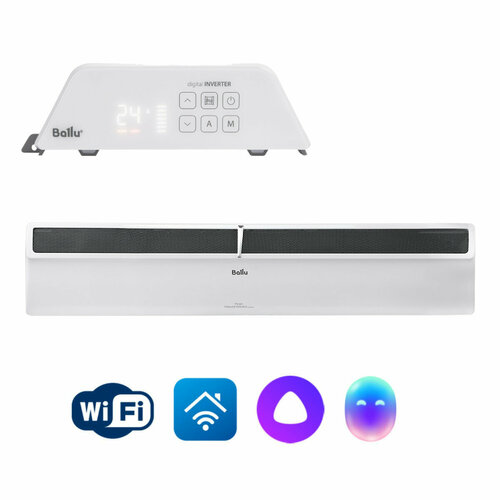 Комплект конвектор Ballu Plinth Inverter BECPL-2000 с блоком управления BCTEVU-4I инверторный WI-FI 1598600₽