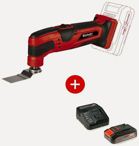 Изображение товара Мультитул реноватор аккумуляторный Einhell PXC TC-MG, PXC 2.5 Ач, 18 В + ЗУ 3А (4465170SET)