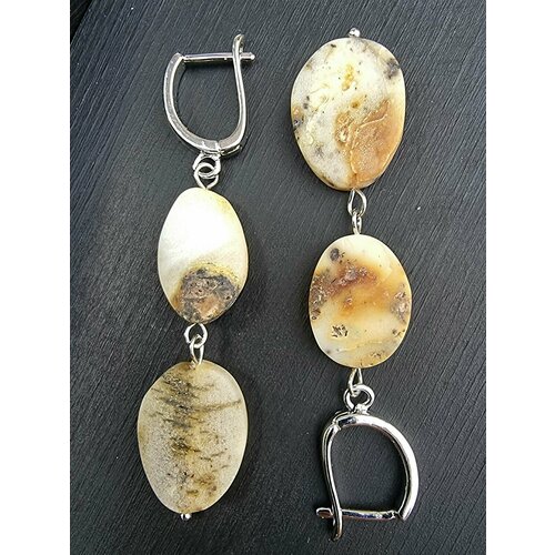 Серьги Янтарная Радуга