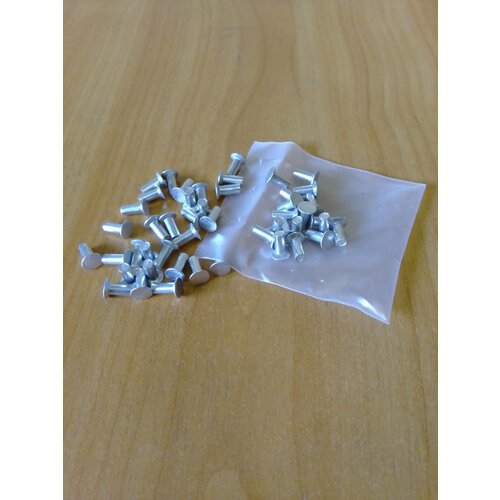 Заклепка тормозная 4х10 потайная алюминиевая для автомобилей Газ-3302 