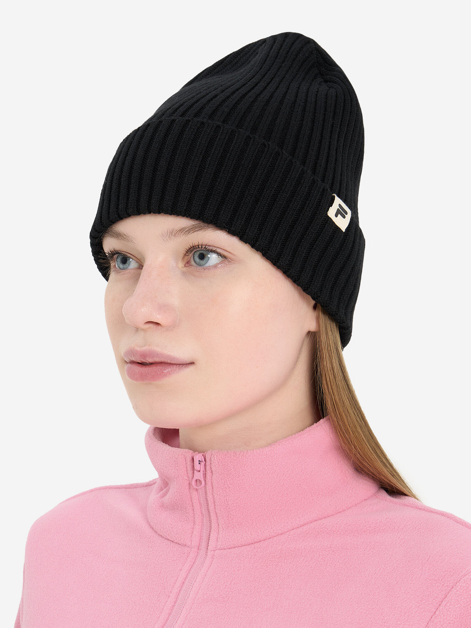 Шапка Fila для мужчин и женщин, размер one size, черный — фото 1