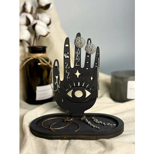 Подставка для украшений Лазерная Компания, , серый, черный