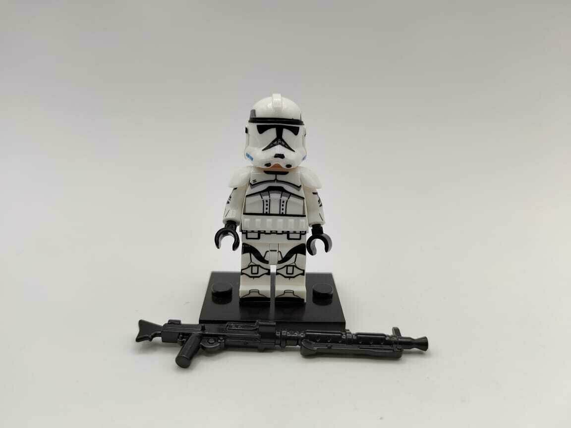 Минифигурка «Клон 2 фазы», фигурка серии "Клоны" Star Wars, совместима с конструкторами Lego