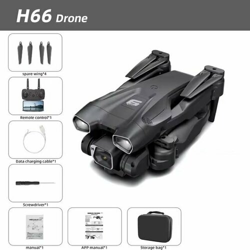 Квадрокоптер H66 с HD-камерой 3 аккумулятора 5000₽