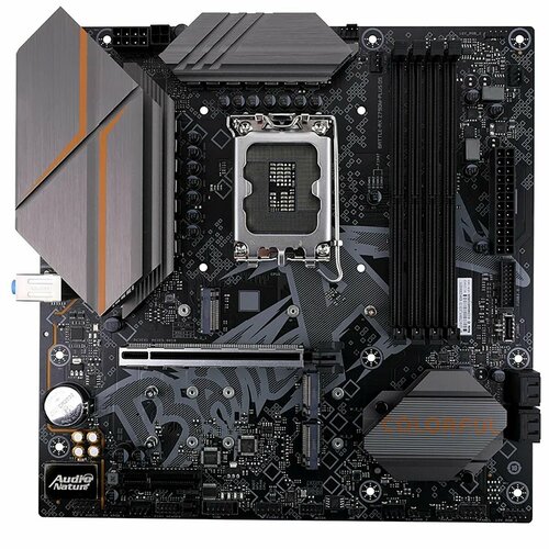 Материнская плата Colorful BATTLE-AX Z790M-PLUS D5 V20 LGA1700 Intel Z790 Micro-ATX RTL BATTLE-AX Z790M-PLUS D5 V20 20166₽