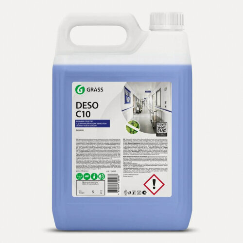 Изображение товара Чистящее средство Grass DESO C10 дезинфицирующее, 5 л
