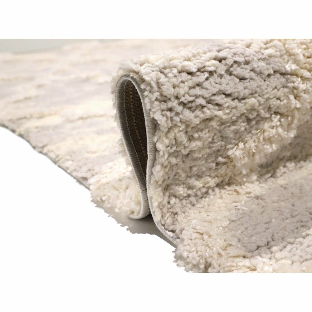 Ковер Kaplanser Reflex S786A L. Grey-Cream Овал (0.8x1.5 м) основа джут