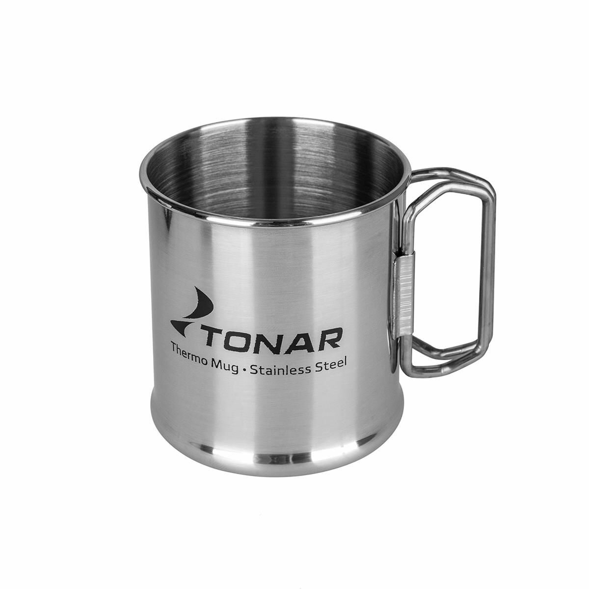 Кружка тонар 300ML металлическая скл. ручки (T. TK-035-300)