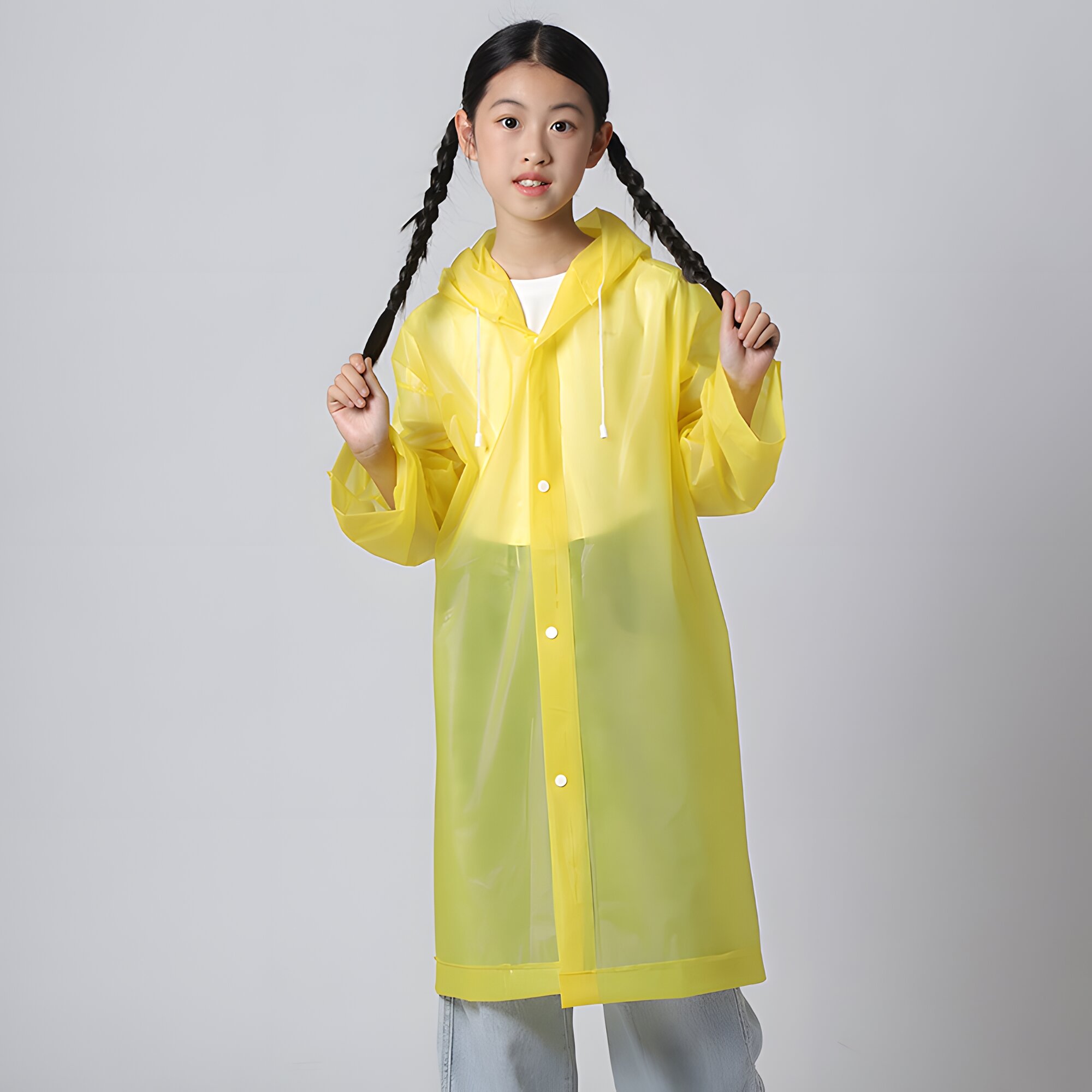Плащ-дождевик размер OneSize желтый