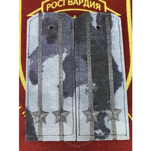 Погоны Росгвардии фсвнг полевые подполковник пластик мох зеленый