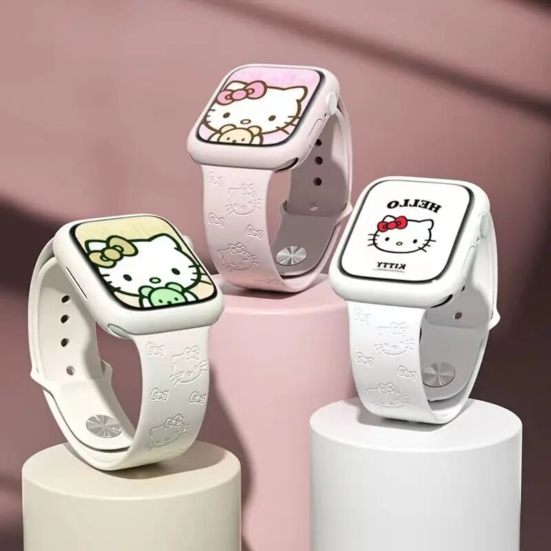 Ремешок Kawaii Hello Kitty для Apple Watch, HelloKitty 1, 41mm, Женский — фото 1