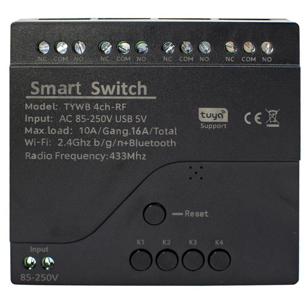 Scimagic-RC 4-канальный WiFi релейный модуль Tuya