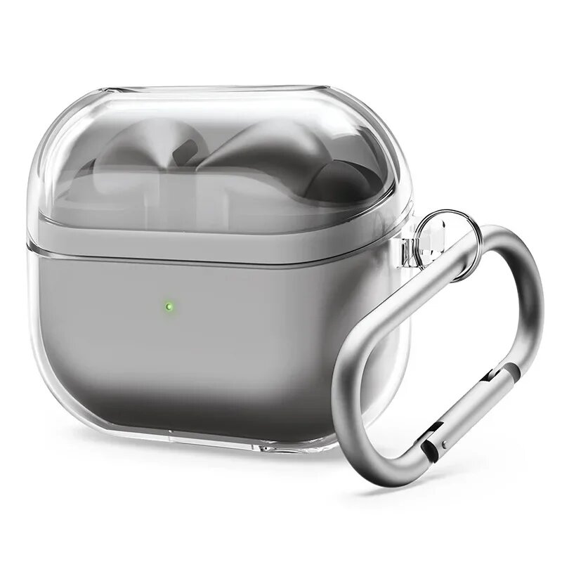 Чехол для наушников Samsung Galaxy Buds3 Pro/Buds3 TMOWUK прозрачный, with a hook, Galaxy Buds3 Pro