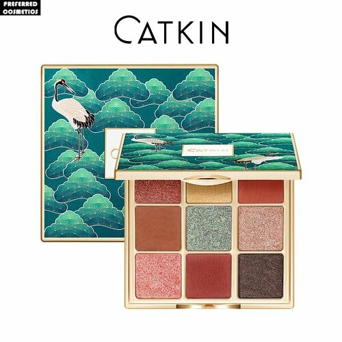 Тени для век палетка нюдовая золотая