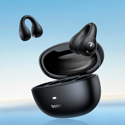 Беспроводные наушники клипсы Baseus Bass 15 Clip Open-Ear TWS Earbuds A00079500113-00 Черные 245300₽