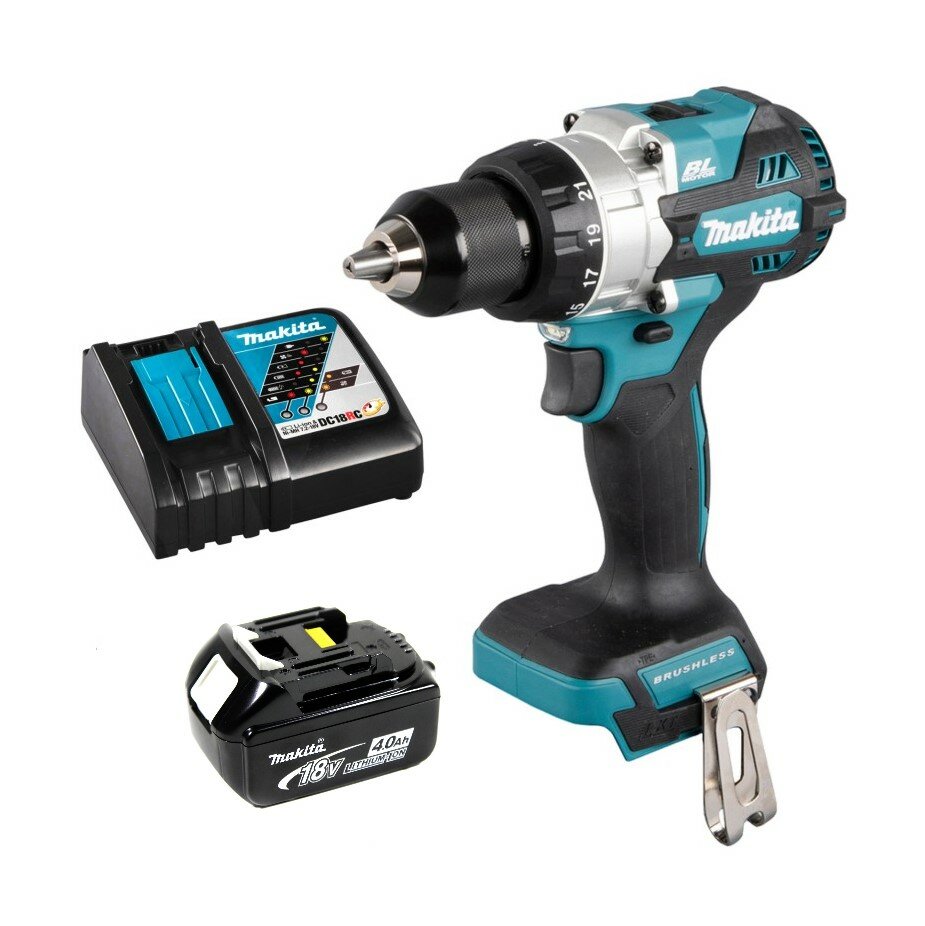Аккумуляторная дрель-шуруповерт Makita DDF486RM1 (18V, 1х4.0Ah, Li-Ion)
