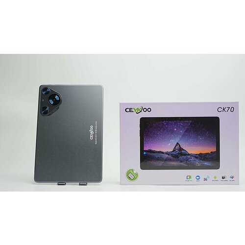 Планшет Ceykoo CK 70 с мышкой и клавиатурой 8256Гб дисплей 104 дюймов 2K FULL HD Андроид 13 серебристый 8526₽