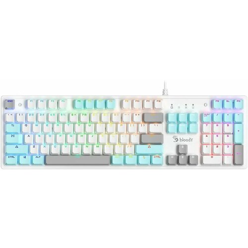 Клавиатура A4Tech Bloody S520N механическая белый USB for gamer LED 6390₽