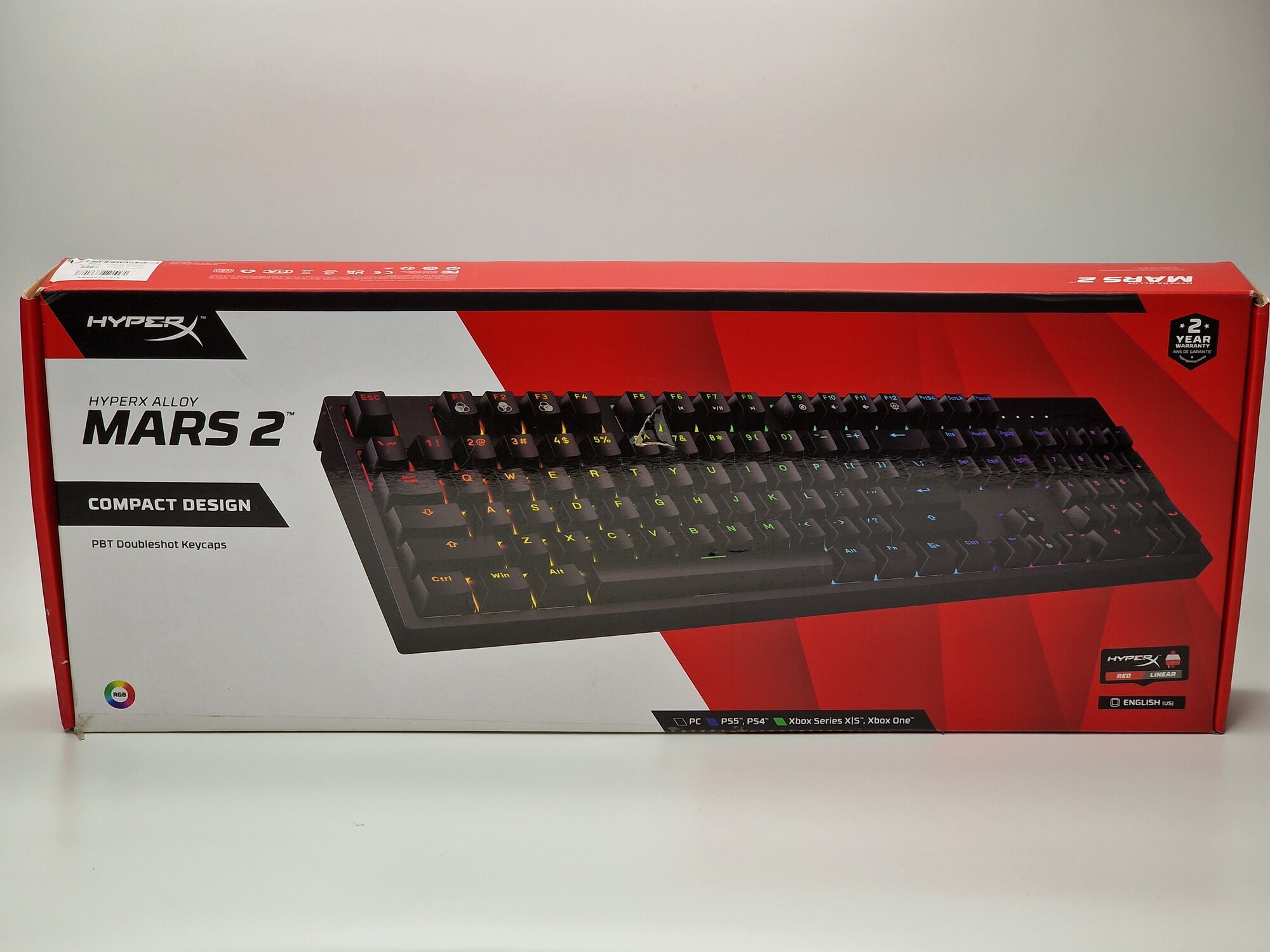 Игровая клавиатура Hyperx Alloy Mars 2 RGB (RUS)