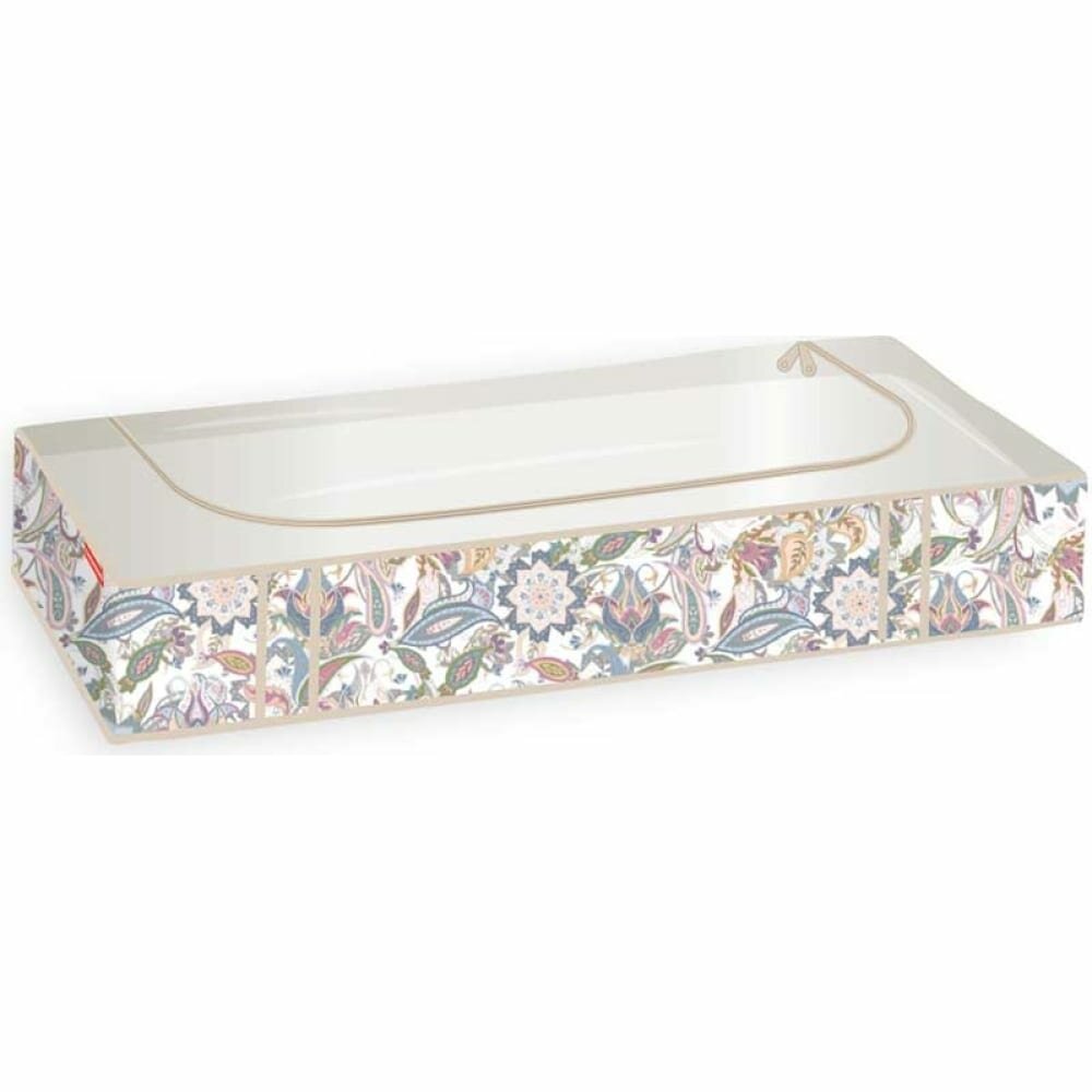 Кофр для хранения Hausmann Paisley 100x50x15 см бежевый HM-A-12-7-1