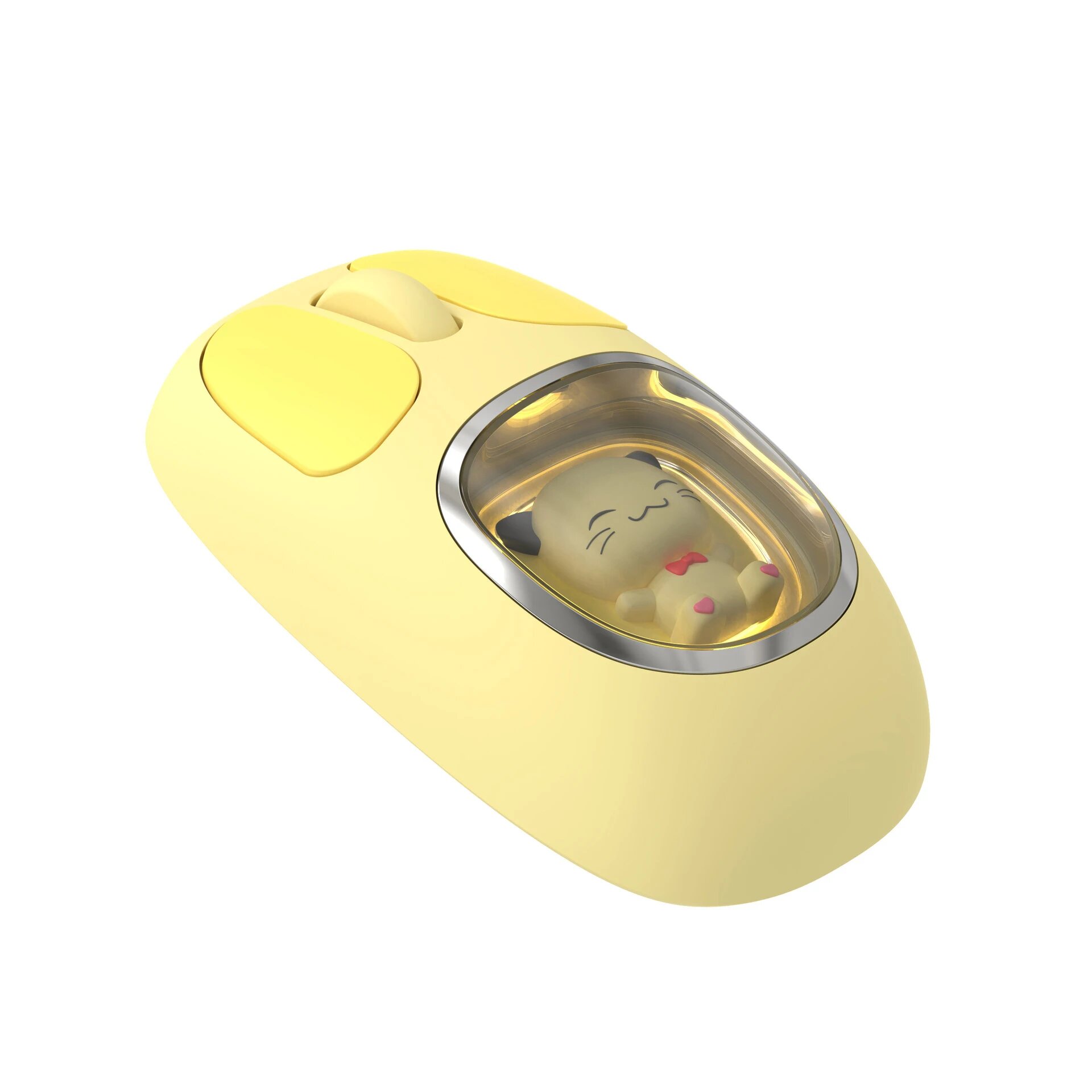 Беспроводная мышь CHYI Kawaii, YELLOW