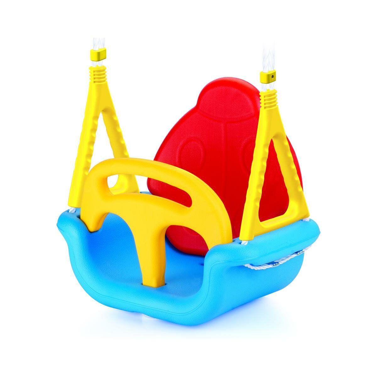 Качели детские «DOLU Jumbo» с защитным ограничителем пластик 49х32х45см разноцветные