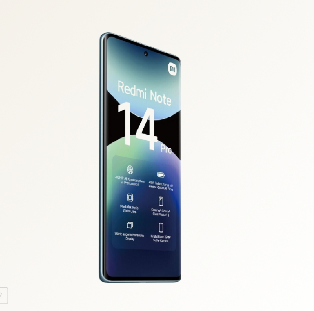 Смартфон Xiaomi Redmi Note 14 Pro 12GB+512GB Ocean Blue Ростест — фото 1