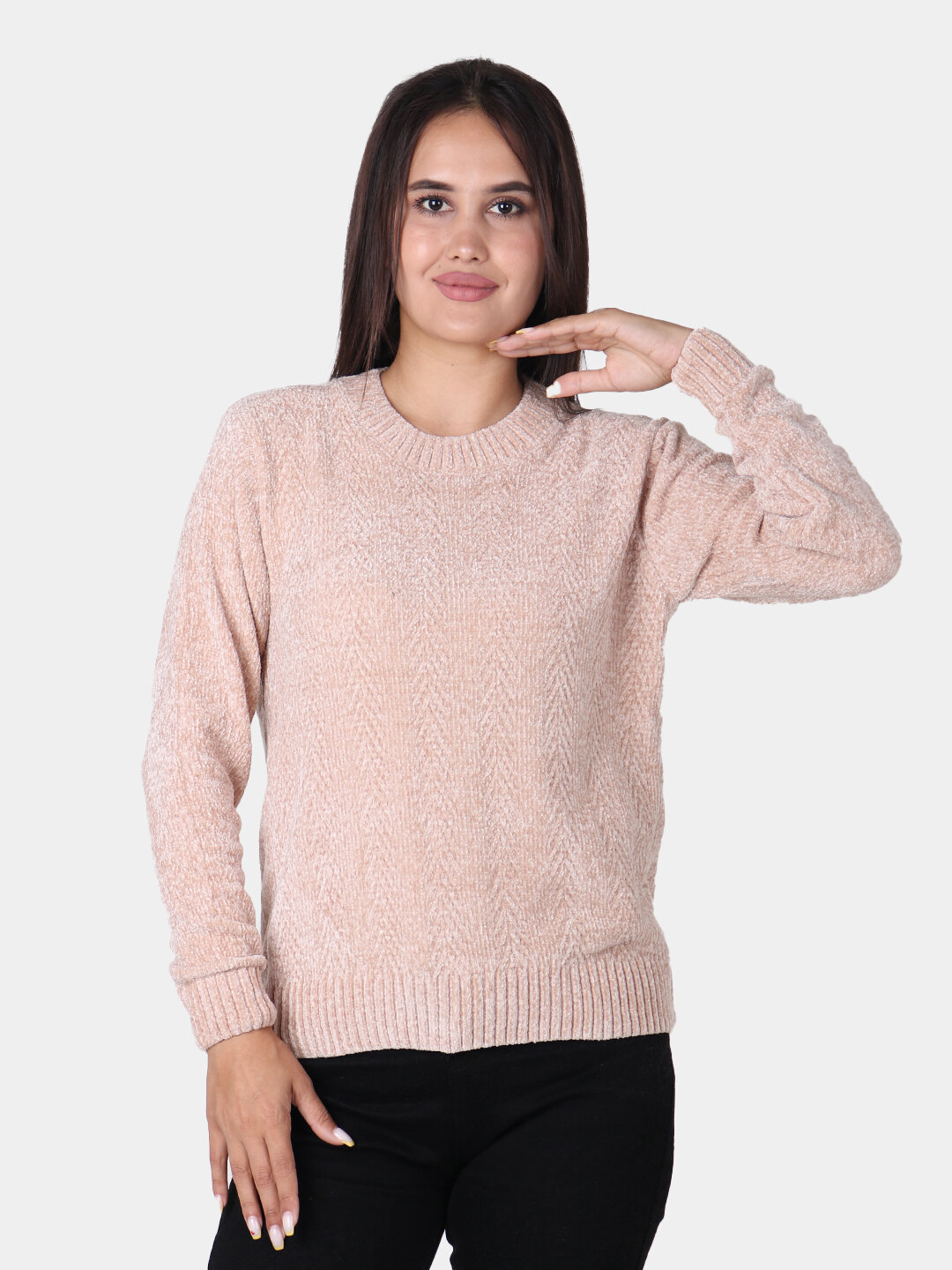 Свитер размер One Size, , бежевый — фото 1