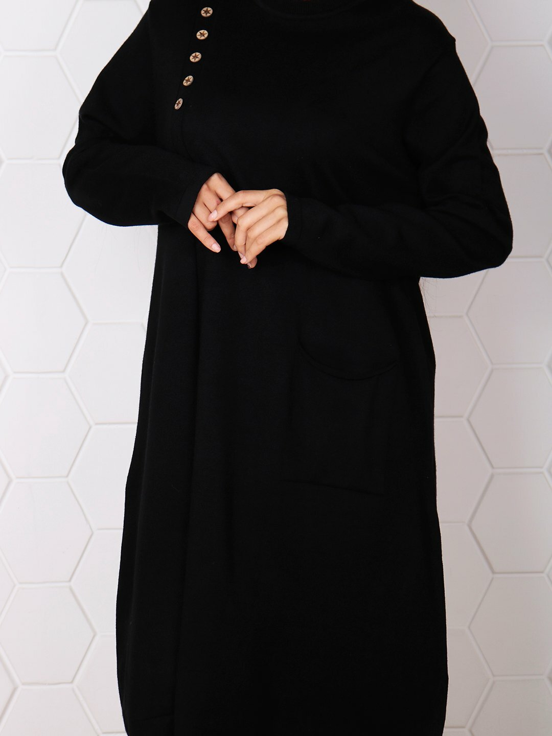 Туника, размер One Size, черный — фото 1