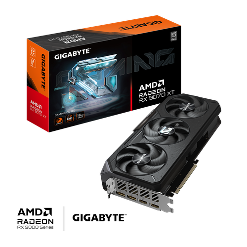 Видеокарта GIGABYTE Radeon RX 9070 XT GAMING OC 16GB GV-R9070XTGAMING OC-16GD 130936₽