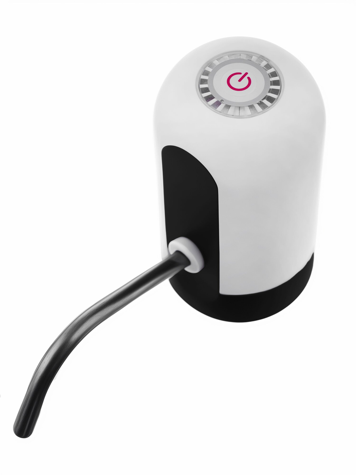 Помпа для воды старт, электрическая на аккумуляторе, зарядка через USB, белая, на бутыль 19 литров — фото 1