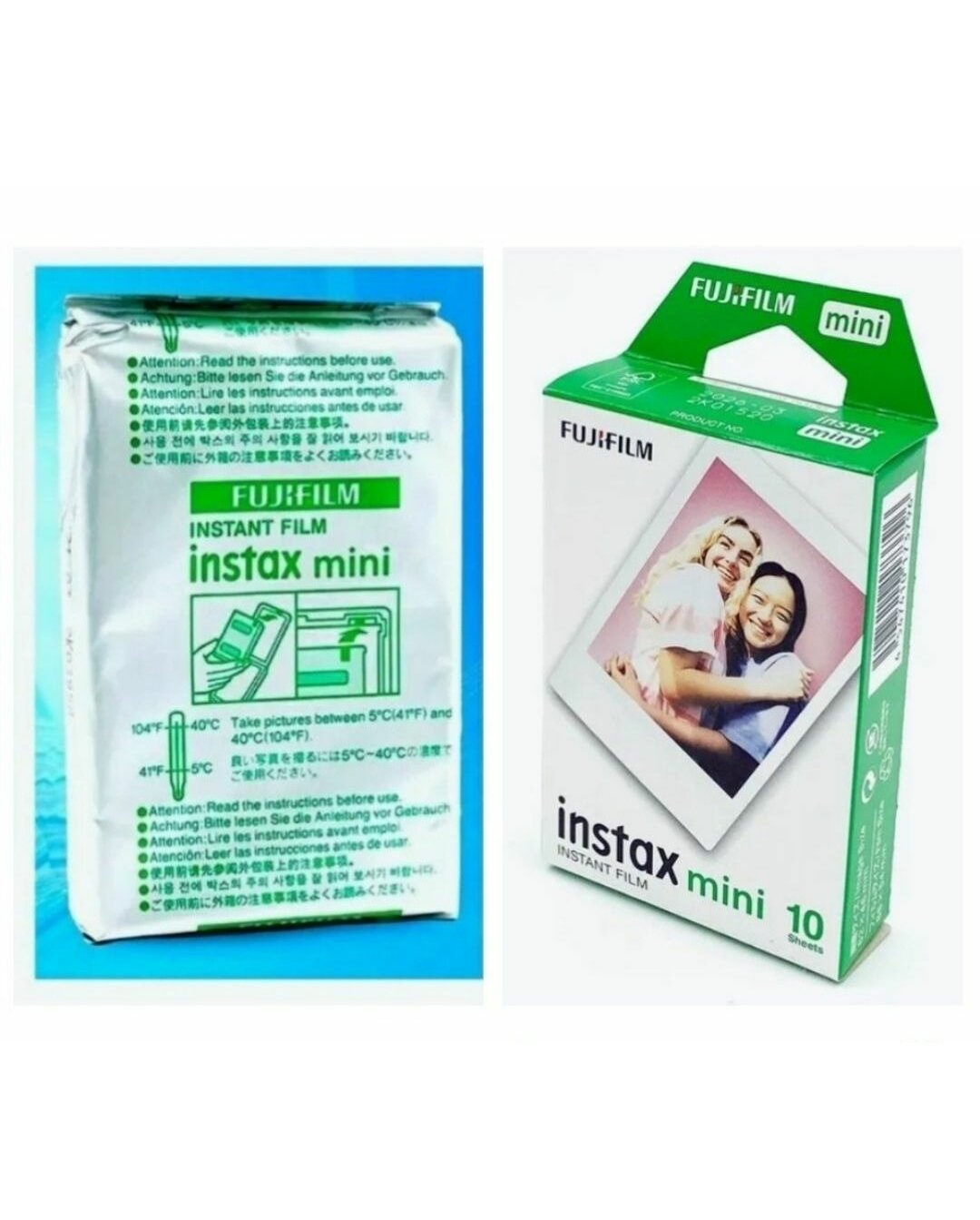 Картридж Fujifilm Instax Mini 10 кадров использовать до 05/2027