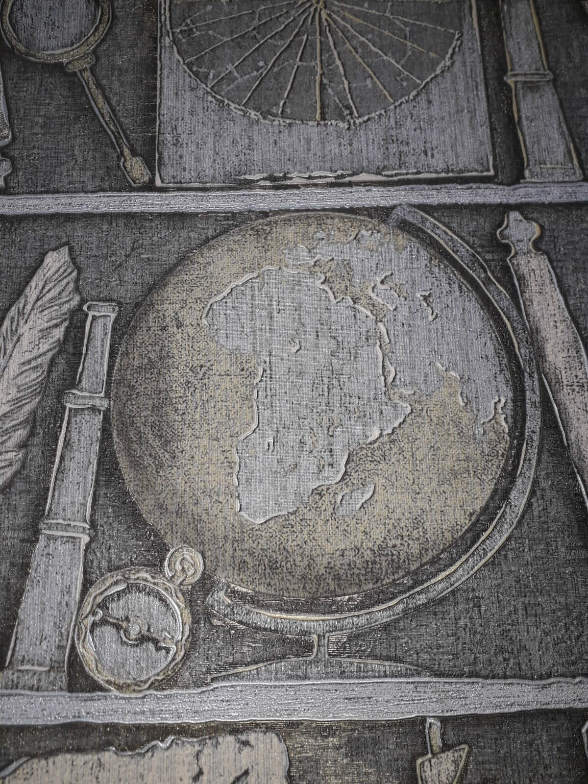 Обои Wall Decor  арт  75053 46 виниловые на флизелиновой основе  светостойкие  1 06х10 05м  бронзовые