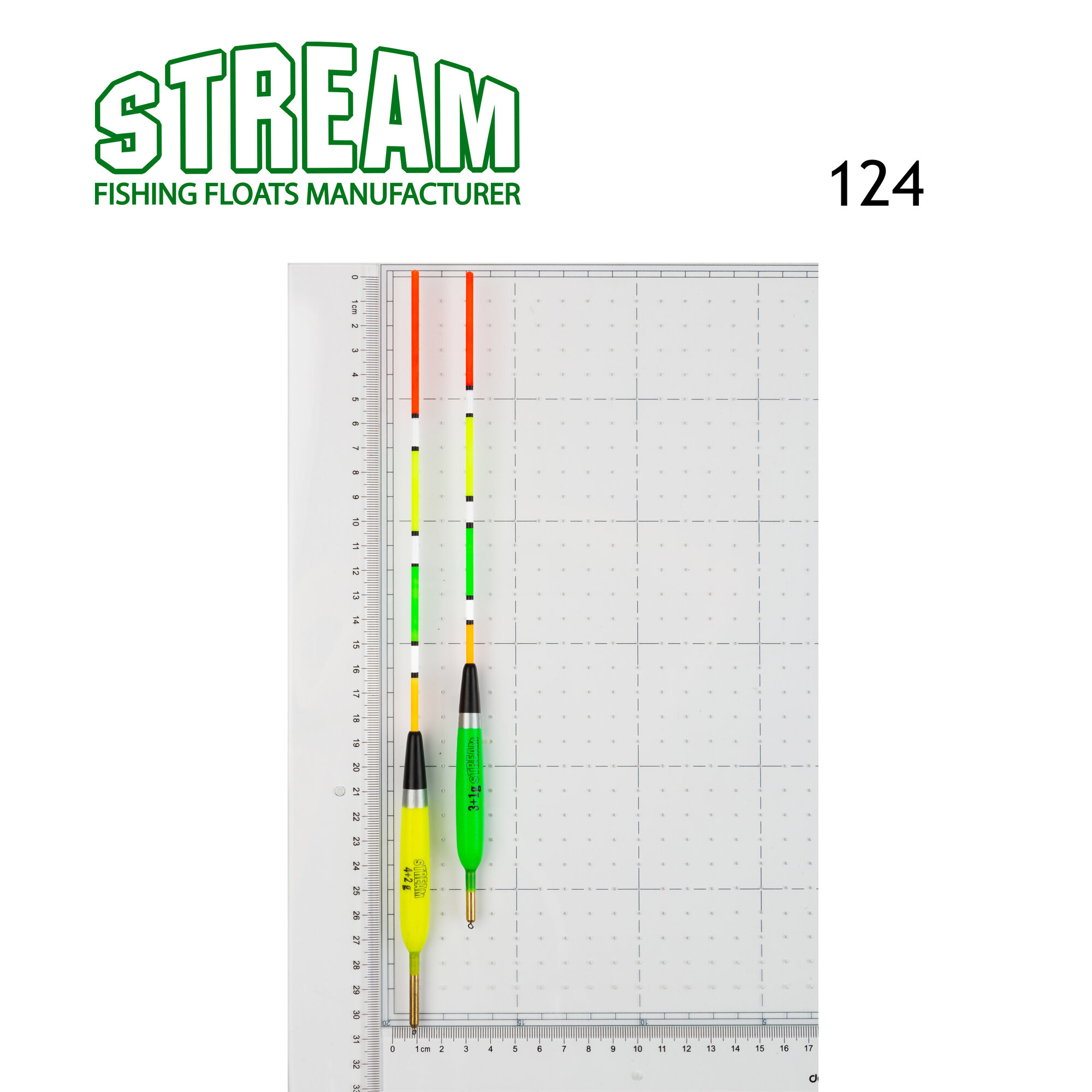 Поплавок STREAM 124-004 4гр. 265мм. Для дальнего заброса ОРИГИНАЛ Желтый 1шт.