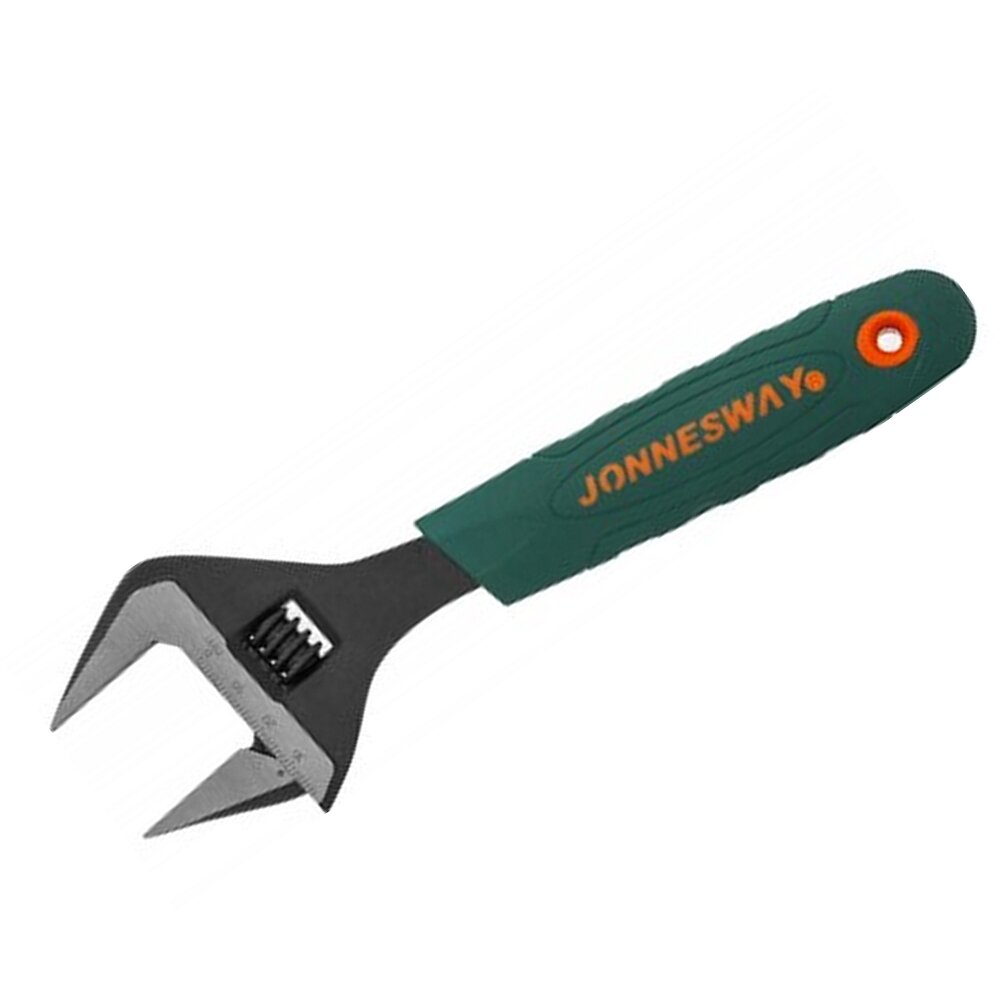 Ключ разводной 200 мм с зауженными губками  диапазон 0 38мм JONNESWAY PRD W27AE8