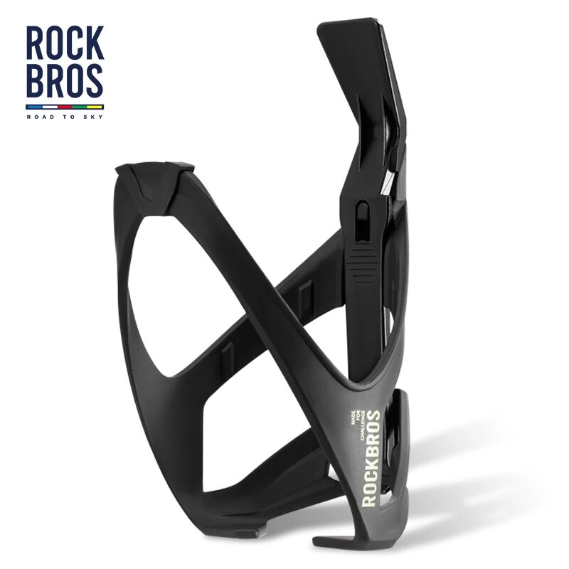 ROCKBROS Многофункциональный держатель для чайника, легкий MTB дорожный велосипед, клетка для бутылки, велосипедный кронштейн для бутылки с напитком, аксессуары для велоспорта, Черный