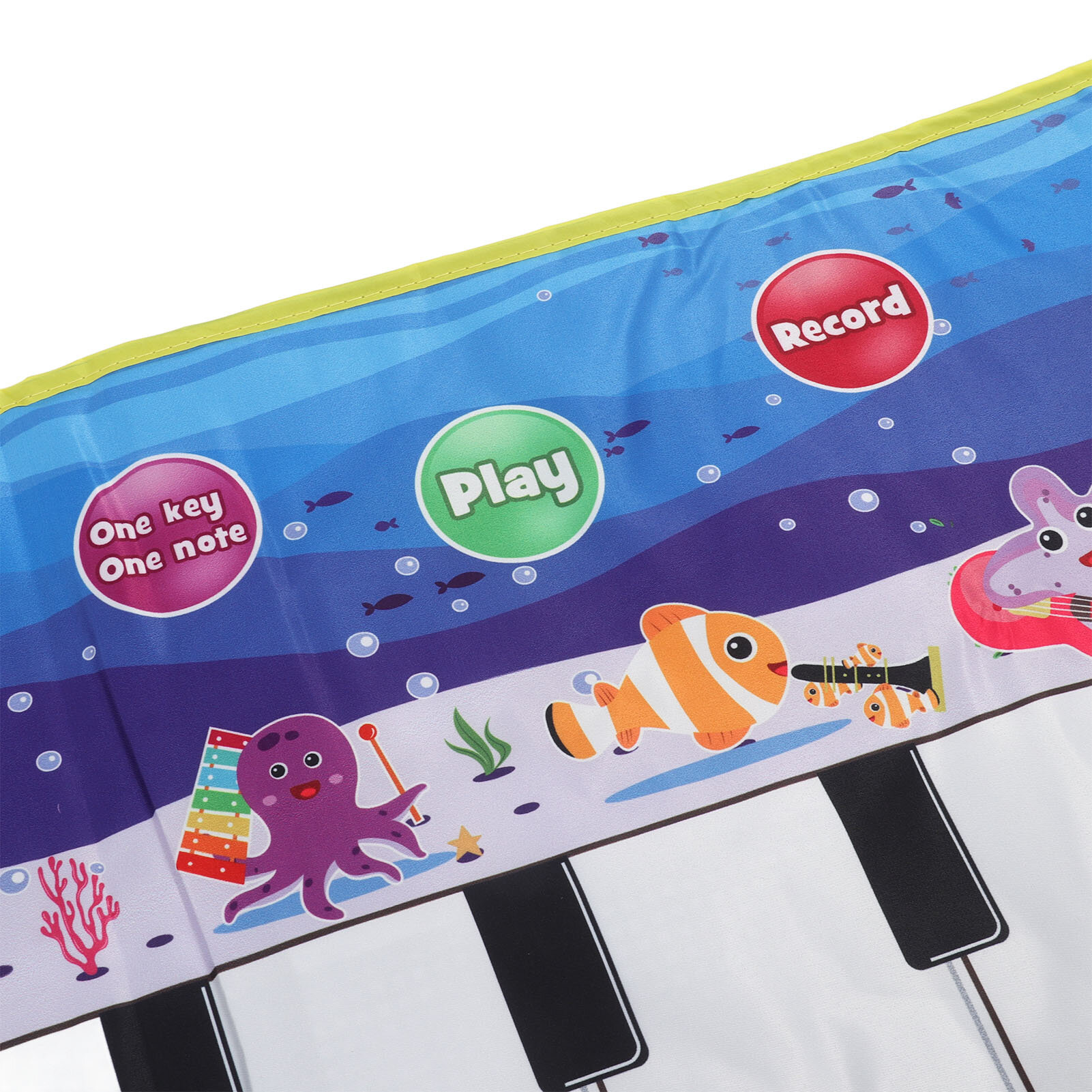 Музыкальный коврик Ocean World, легкий сенсорный складной напольный коврик Ocean World Music для детей