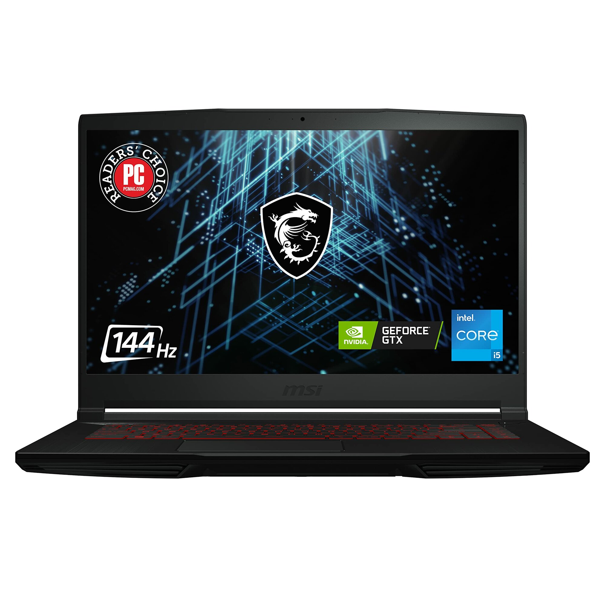 Ноутбук MSI GV15 Thin 11SCV (GV1511SCV-633US) / i5-11400H / 8GB / SSD 256GB / GTX1650 4GB / Windows 11 / 15.6", черный