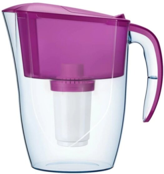 Аквафор Смайл - легкий и компактный фильтр кувшин на 2.9 литров воды - цикламен — фото 1