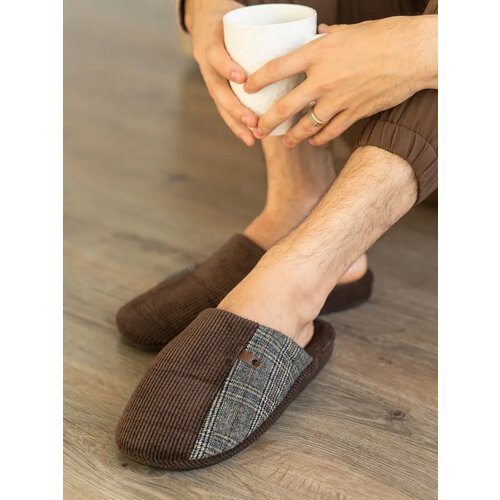 фото Тапочки reezo, размер 43/44, коричневый