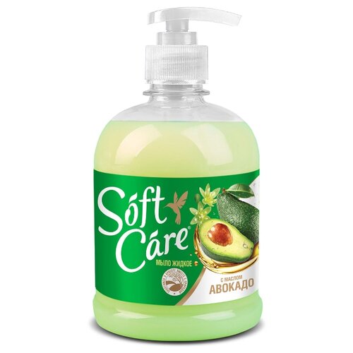 фото Мыло жидкое soft care с маслом romax