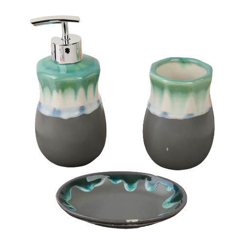 фото Набор для ванной доляна градиент 4481956 зеленый