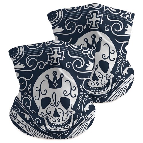 фото Универсальный бафф маска joyarty "морской пес" 2шт