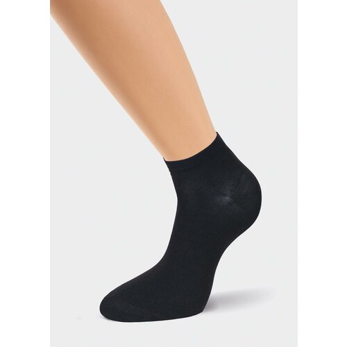 Мужские носки CLEVER, 5 пар, укороченные, износостойкие, размер 25, черный