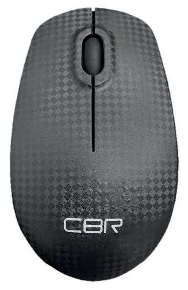 Мышь беспроводная CBR CM 499 Carbon, оптическая, 2,4 ГГц, 1200 dpi, 3 кнопки, ABS-пластик, поверхность "под карбон", выключатель питания