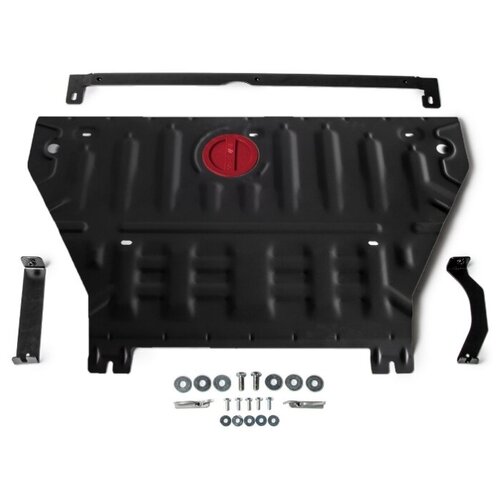 фото Защита картера и кпп автоброня для mazda 3 bk 2003-2009/5 cr 2005-2010/premacy ii cr 2005-2010, сталь 1.5 мм, с крепежом, 111.03828.1