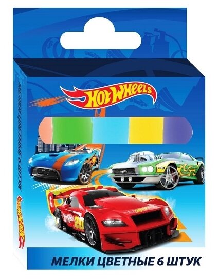 CENTRUM Мелки цветные Hot Wheels 6 шт (89102)