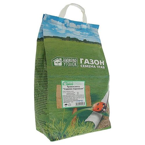 Семена газона Травосмесь Садово-парковая 5 кг в пакете